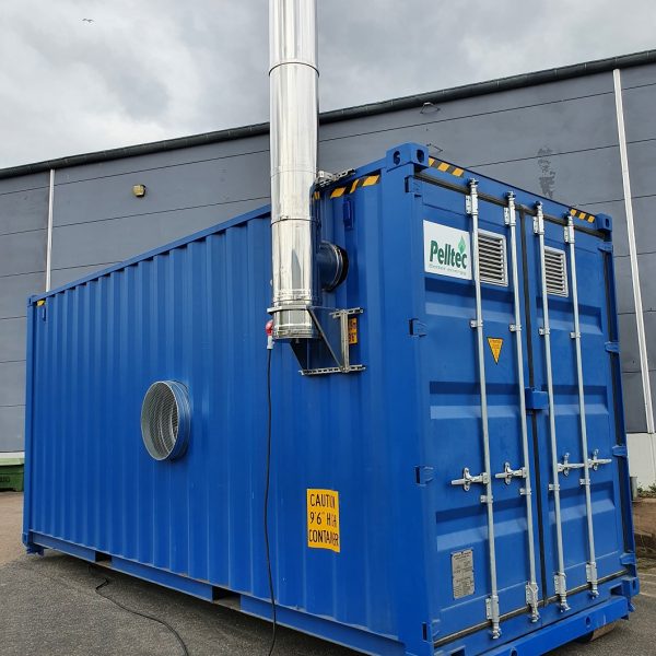 Mobil varmluftspanna 20 fot container